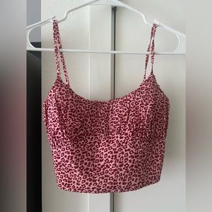 Tiger Mist Carlie Top Pink Leopard